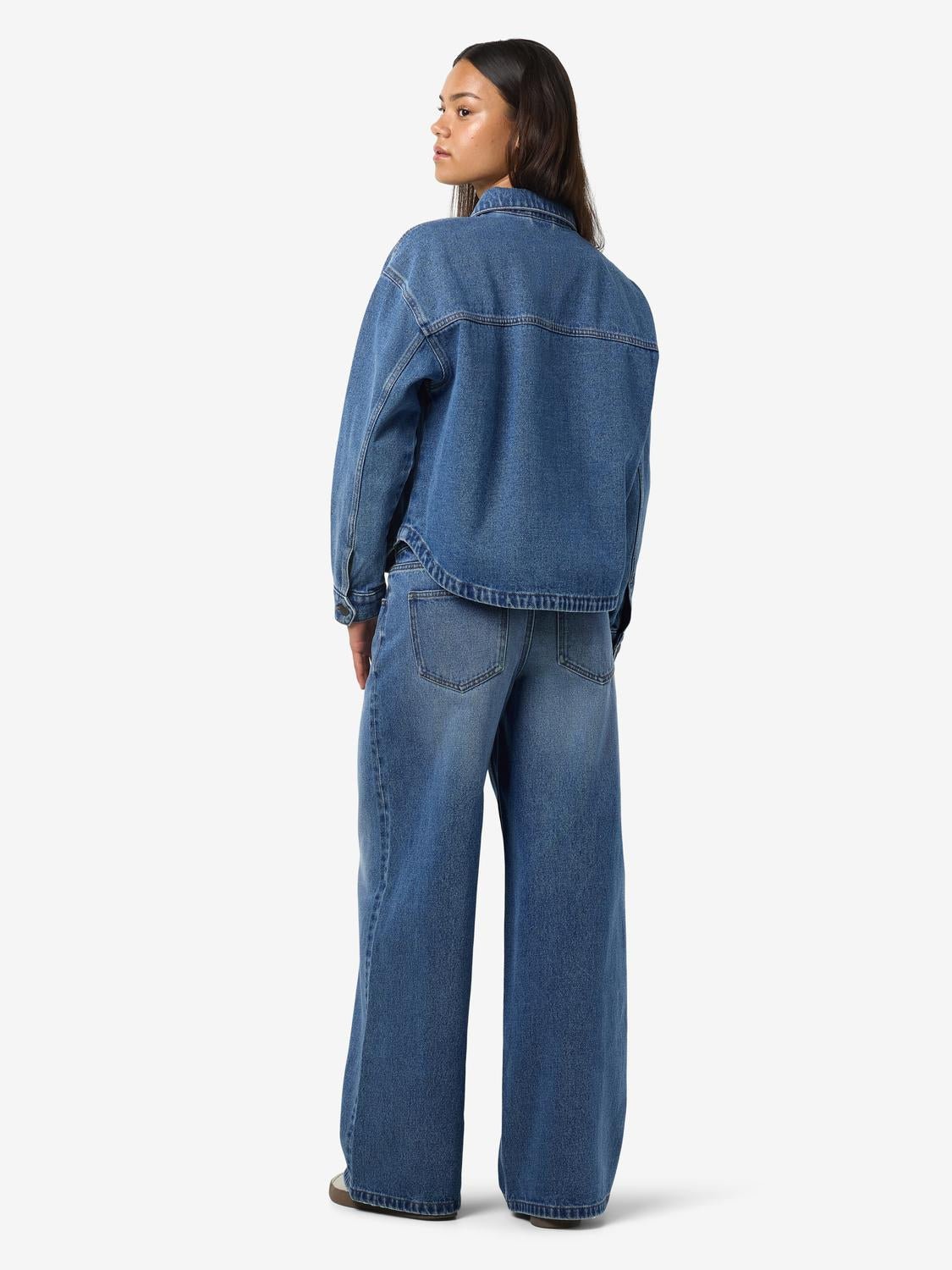 NMKETTIE Denim Jacket - Medium Blue Denim - VERO MODA & VILA Bergvik